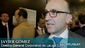 Javier Gómez, director general corporativo de LaLiga, durante la premiere del documental Tardes de Gloria en el Círculo de Bellas Artes de Madrid